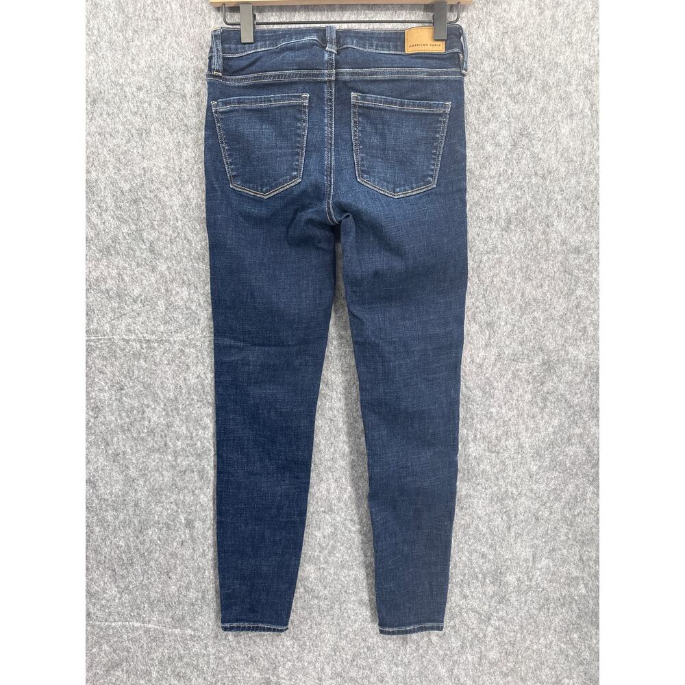 American Eagle Blue Stretch Jegging Jeans Size 00 - Picture 2 of 5